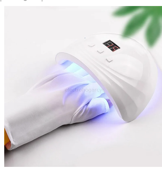 Guantes Lámpara uñas